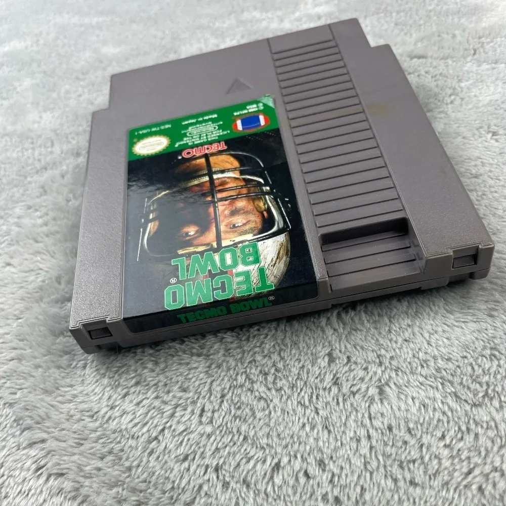 Tecmo Bowl Nintendo NES Authentic Original Tested Retro Vintage Game CIB